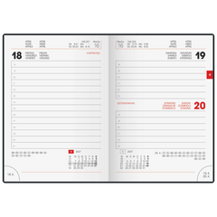 Taschenkalender Mod. 736 2027 | A6, Kunststoff, dunkelblau