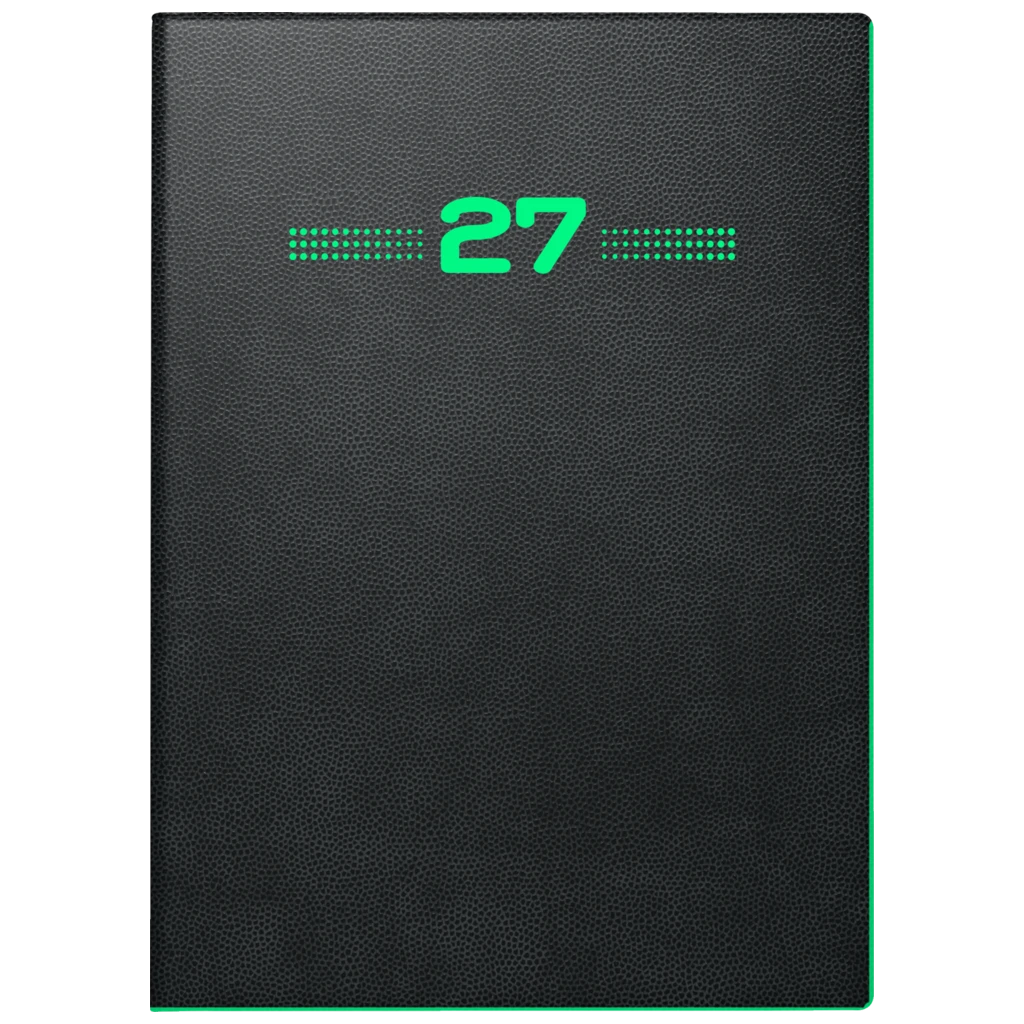 Taschenkalender Mod. 736 2027 „Neon“ | A6, Kunststoff