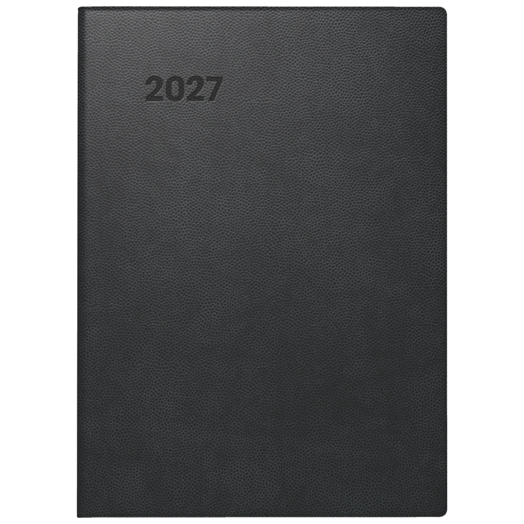 Taschenkalender Mod. 736 90 2027 | A6, Kunststoff, schwarz