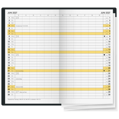 Taschenkalender Mod. 746 2027 | A6, Kunstleder, schwarz