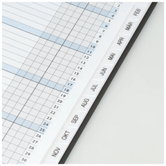 Taschenkalender Mod. 753 2027 | A6, Kunststoff, schwarz