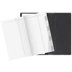 Taschenkalender Mod. 756 2027 | A6, Leder, schwarz
