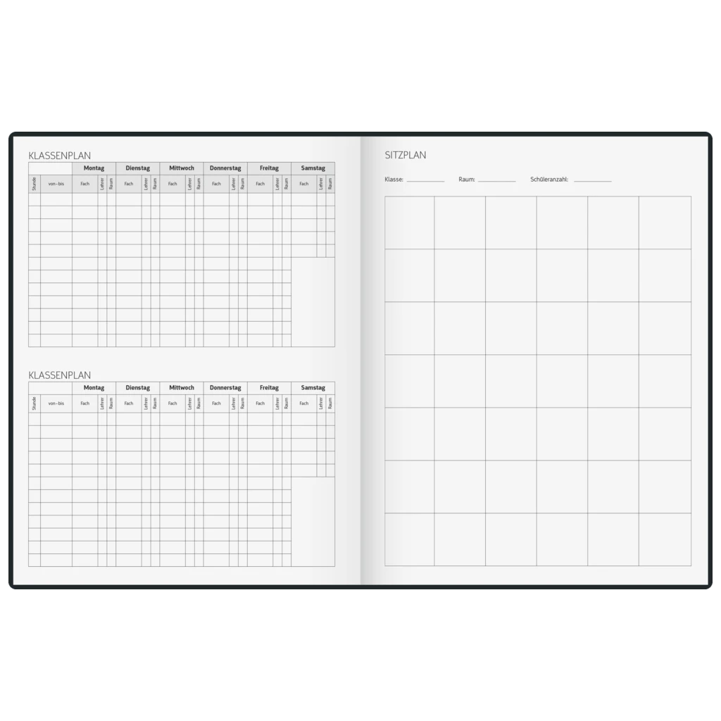 Lehrerkalender 2027/2028 „Bloom“ Termin- & Unterrichtsplaner | A4, Papier