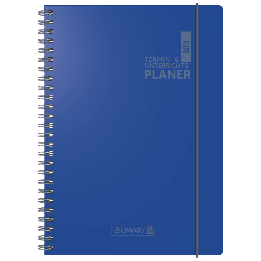 Lehrerkalender 2027/2028 Termin- & Unterrichtsplaner | A4, Kunststoff, blau