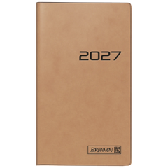 Taschenkalender Mod. 758 2027 | A6, Karton, braun