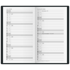 Taschenkalender Mod. 758 2027 | A6, Kunststoff, dunkelblau