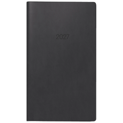 Taschenkalender Mod. 758 2027 | A6, Kunststoff, schwarz
