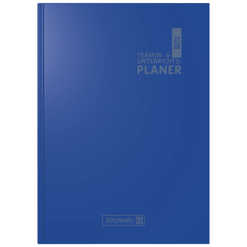 Lehrerkalender 2027/2028 Termin- & Unterrichtsplaner | A5, Kunststoff, blau