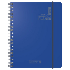 Lehrerkalender 2027/2028 Termin- & Unterrichtsplaner | A5, Kunststoff, blau