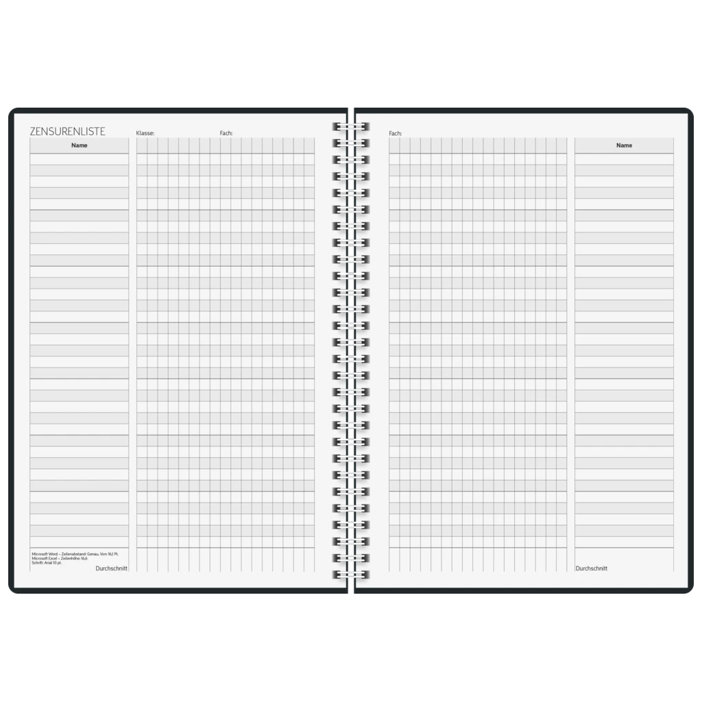 Lehrerkalender 2027/2028 Termin- & Unterrichtsplaner | A5, Kunststoff, blau