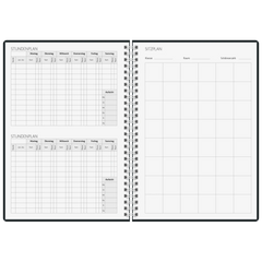 Lehrerkalender 2027/2028 Termin- & Unterrichtsplaner | A5, Kunststoff, schwarz