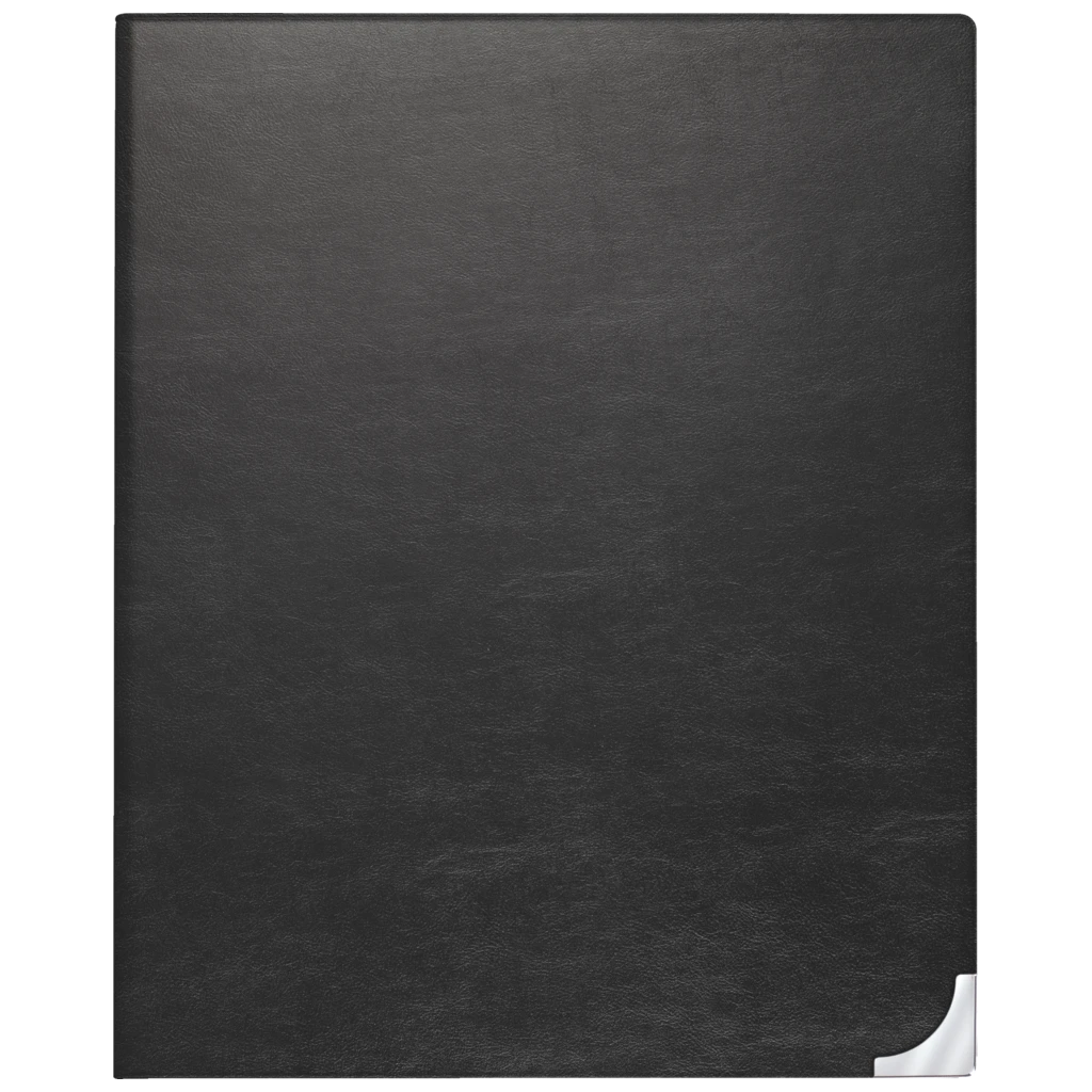 Buchkalender Mod. Manager Wt 7 weektimer 2027 | 21×26 cm, Kunstleder, schwarz