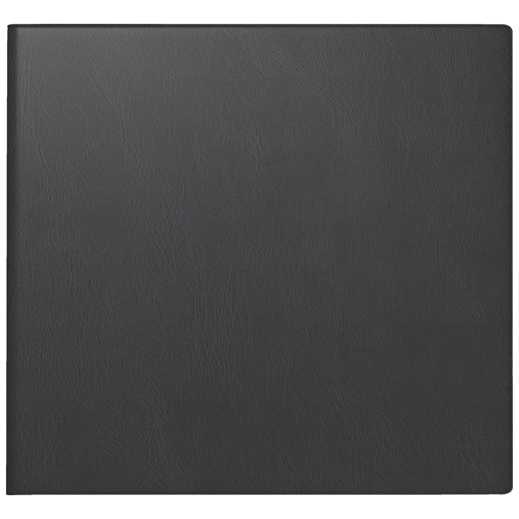 Buchkalender Mod. 762 2027 | 16,2×15 cm, Kunststoff, schwarz
