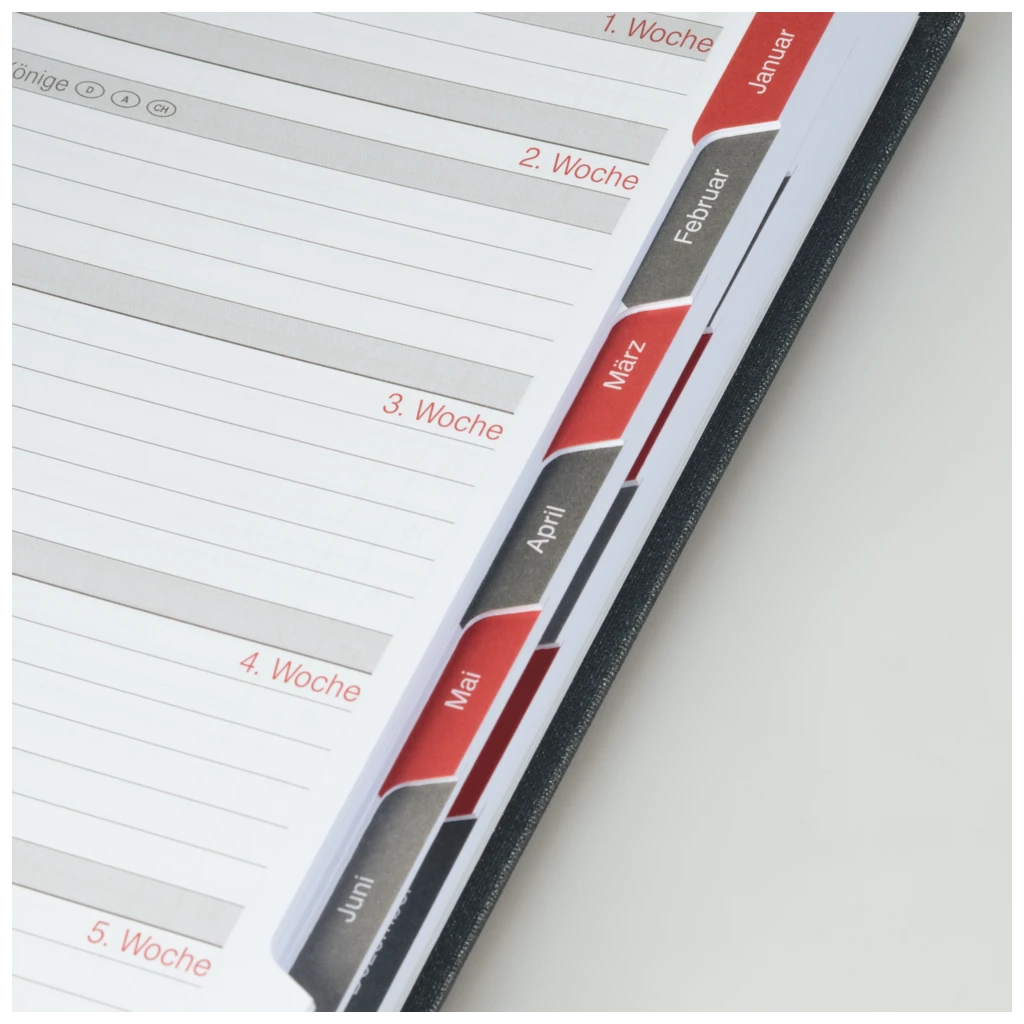 Buchkalender Mod. 765 2027 | A5, Kunststoff, stratossilber