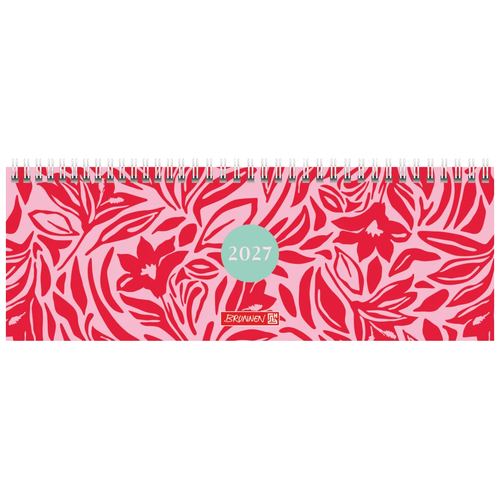 Querterminbuch Mod. 772 2027 „Poppy“ | 29,7×10,5 cm, Karton