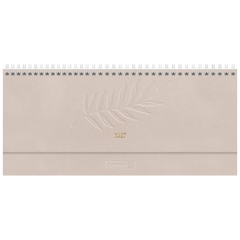 Querterminbuch Mod. 772 2027 | 29,7×10,5 cm, Karton, hanf