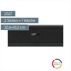 Querterminbuch Mod. 774 2027 „Suburb Streets“ | 32,6×10,2 cm, Karton