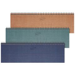 Querterminbuch Mod. 777 2027 | 32,6×10,2 cm, Karton, sortiert
