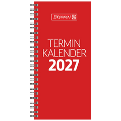 Vormerkbuch Mod. 780 2027 | 10×20,7 cm, Karton, rot