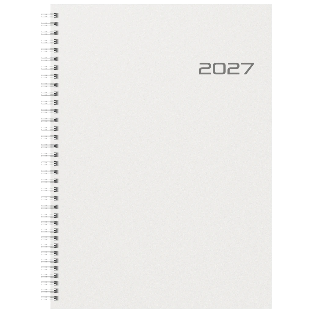 Buchkalender Premium Mod. 781 2027 | A4, Kunststoff, transparent