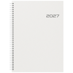 Buchkalender Premium Mod. 781 2027 | A4, Kunststoff, transparent