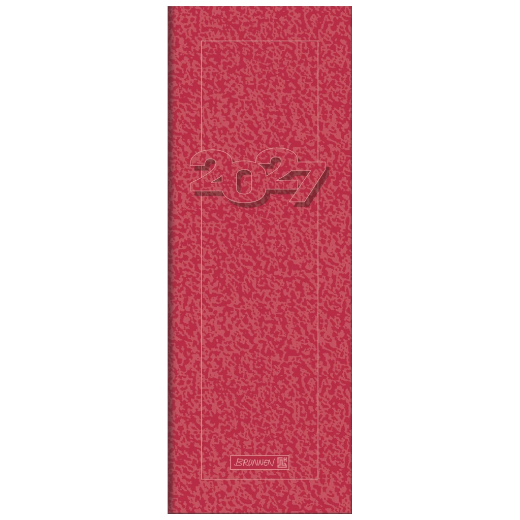 Vormerkbuch Mod. 782 2027 | 10,8×29,7 cm, Karton, rot