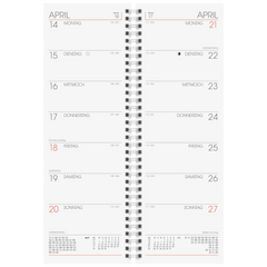 Vormerkbuch Mod. 782 2027 | 10,8×29,7 cm, Karton, grün
