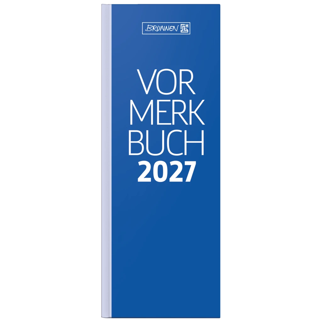Vormerkbuch Mod. 784 2027 | 10,8×29,7 cm, Papier, blau