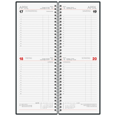 Vormerkbuch Mod. 784 2027 | 10,8×29,7 cm, Kunststoff, schwarz