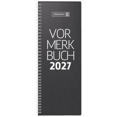 Vormerkbuch Mod. 784 2027 | 10,8×29,7 cm, Kunststoff, schwarz