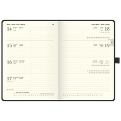 Buchkalender Kompagnon Mod. 791 66 2027 | A5, Kunststoff, pink
