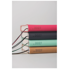 Buchkalender Kompagnon Mod. 791 66 2027 | A5, Kunststoff, pink
