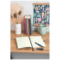 Buchkalender Kompagnon Mod. 791 66 2027 | A5, Kunststoff, braun