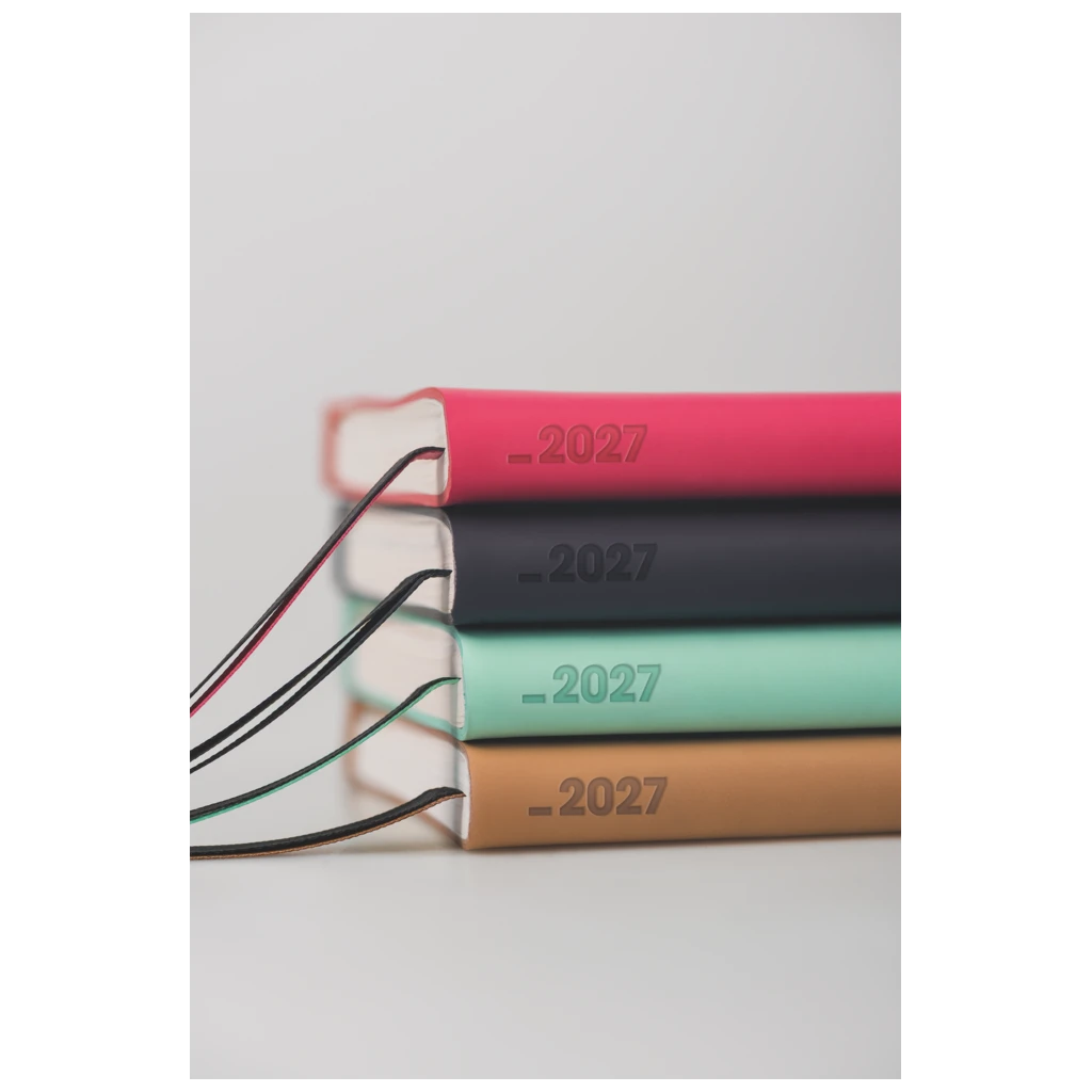 Buchkalender Kompagnon Mod. 791 66 2027 | A5, Kunststoff, braun