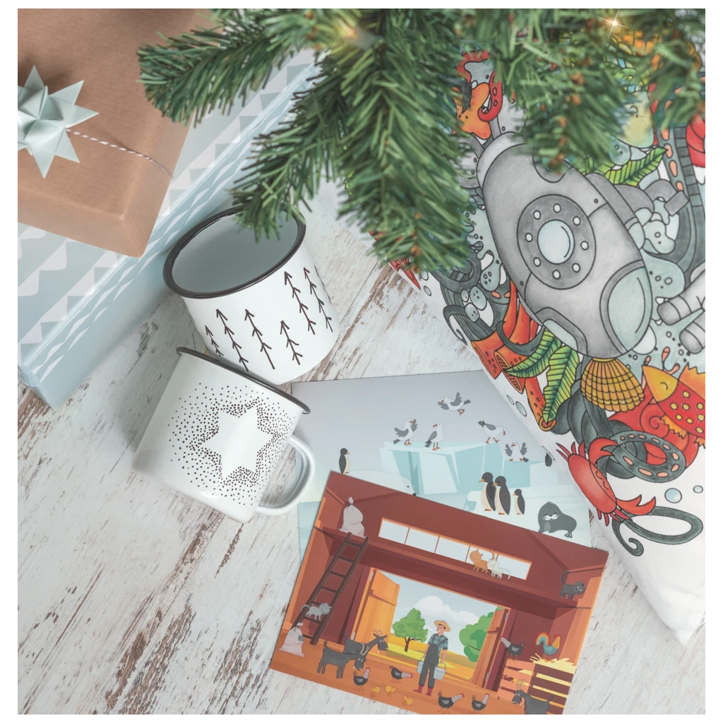 Rubbelsticker Karten-Set „Bauernhof“ | 160×120 mm, bunt