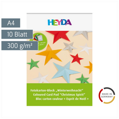 Fotokarton-Block „Winterweihnacht“ | A4, 10 Blatt