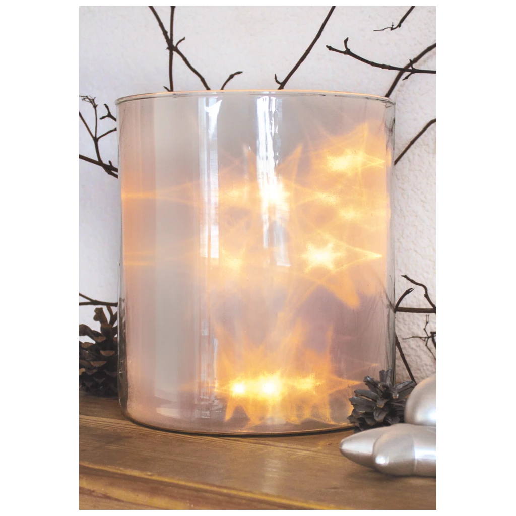 3D-Effektfolie „Sterne“ | 300 mm × 1 m, transparent
