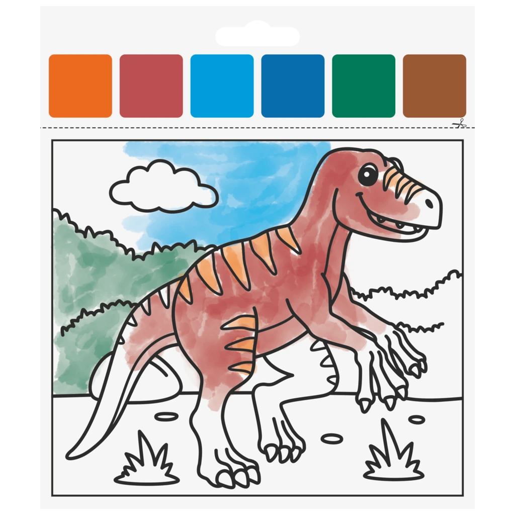Mal-Set „Dinosaurier“ | 150×180 mm