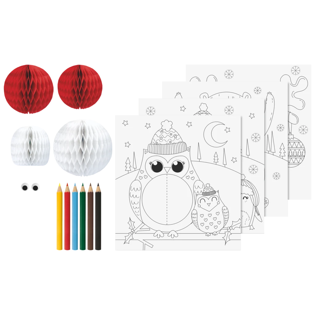 3D-Mal-Set „Wintertiere“ | 195×210 mm