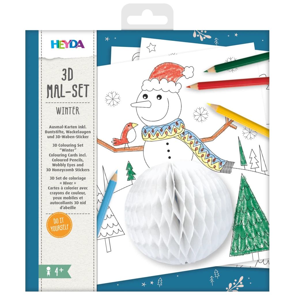 3D-Mal-Set „Winter“ | 195×210 mm
