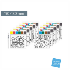 Mal-Set „Fahrzeuge“ | 150×180 mm