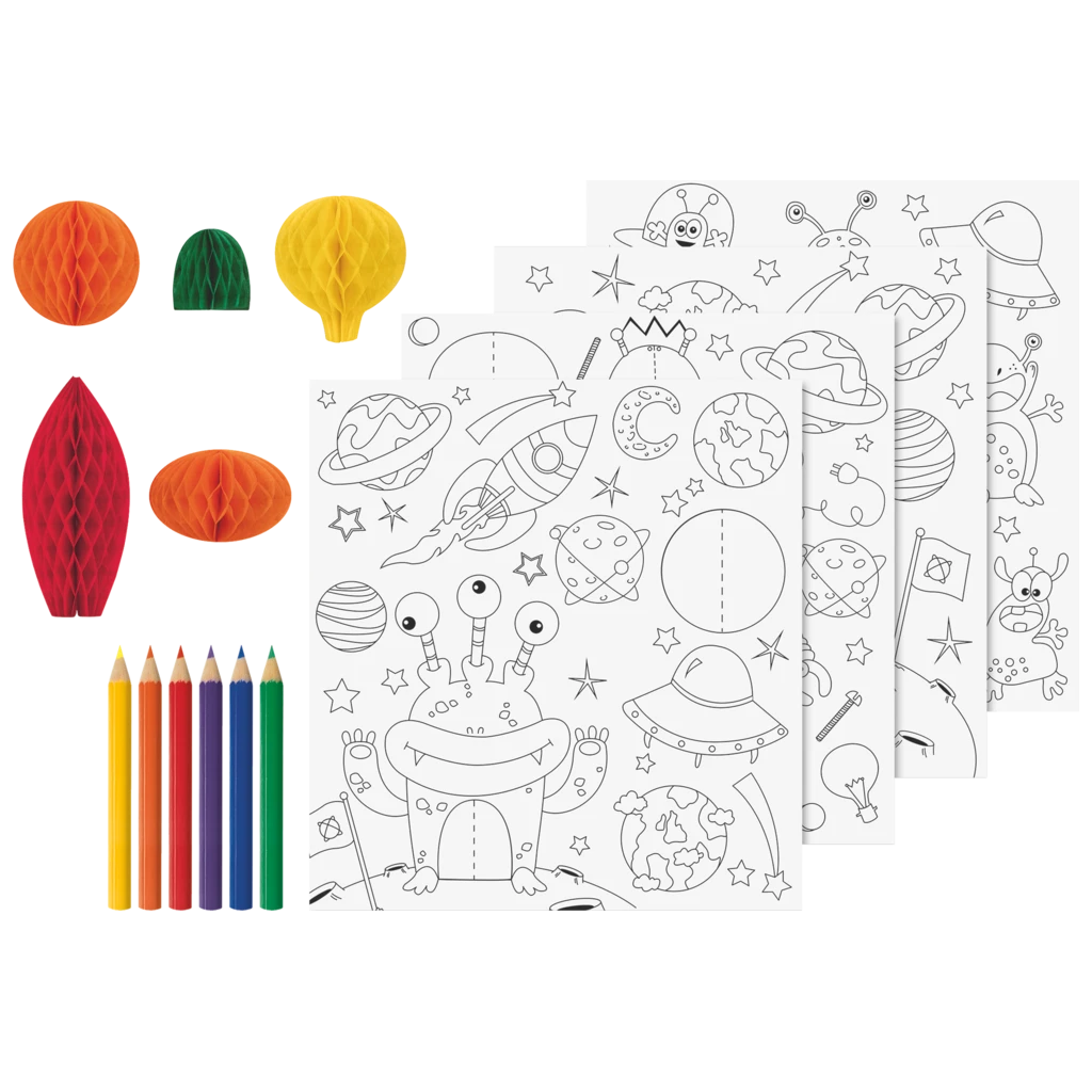 3D-Mal-Set „Weltall“ | 195×210 mm