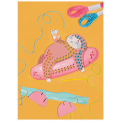 Stick-Figuren-Set „Faultier“ | 185×130×50 mm, mehrfarbig