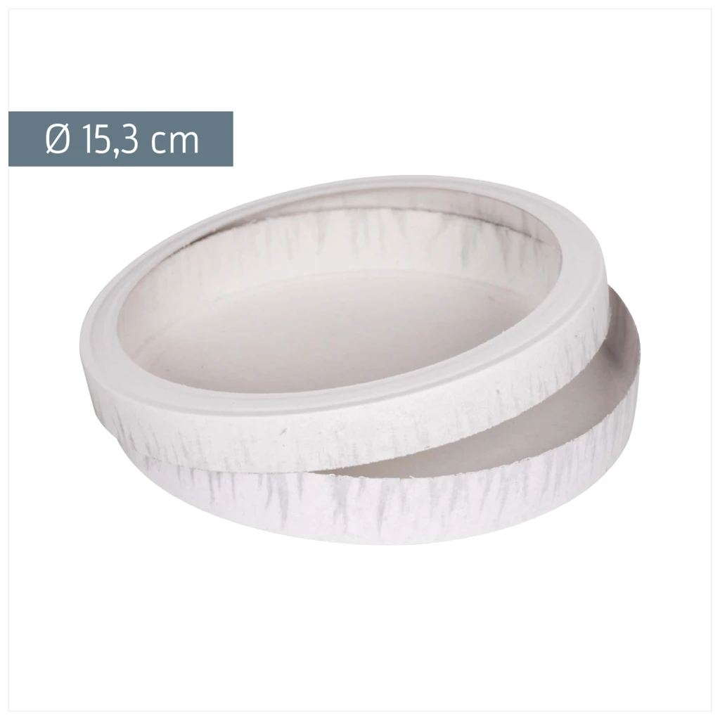 Laternendeckel und -boden | Ø 15,3 cm, weiß