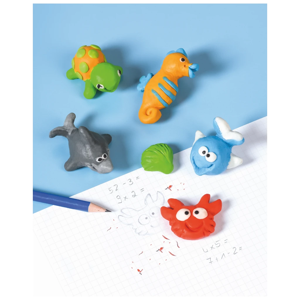 Bastel-Set Kneten & Radieren „Seaworld“ | 100 g