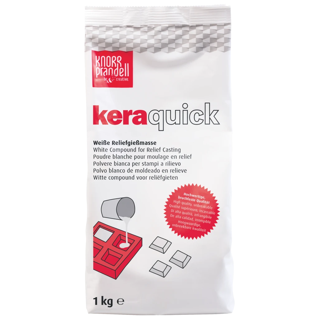 Gießmasse keraquick | weiß, 1 kg