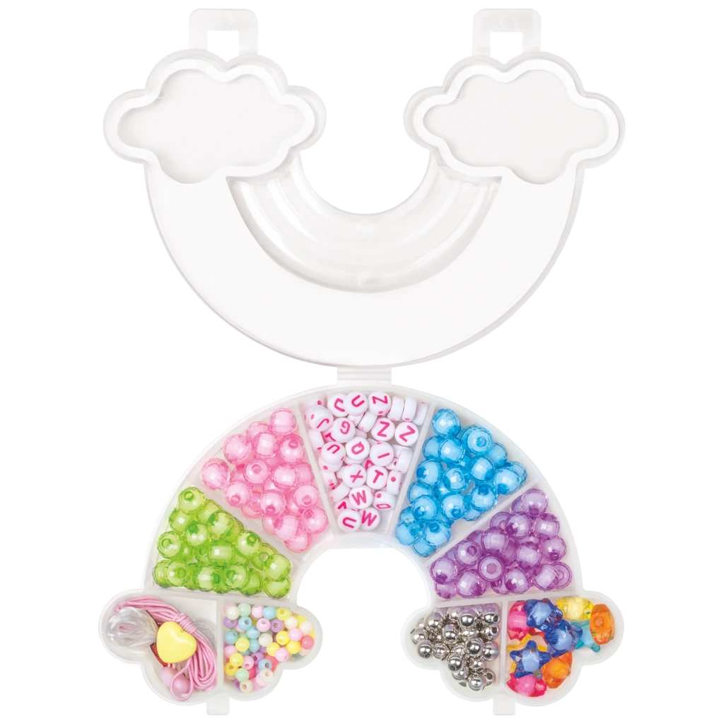Schmuck-Set „Rainbow“ | 148×90×20 mm, mehrfarbig, pastell, 36 g