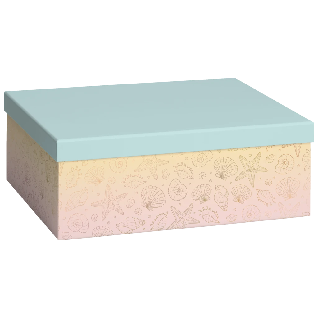 Geschenkbox „Sereia“ | 24×12×33 cm, 120 g/m², mehrfarbig
