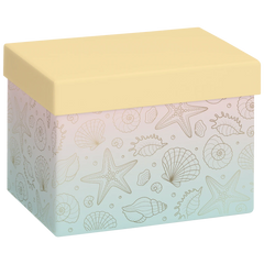 Geschenkbox „Sereia“ | 12×12×16,5 cm, 120 g/m², mehrfarbig