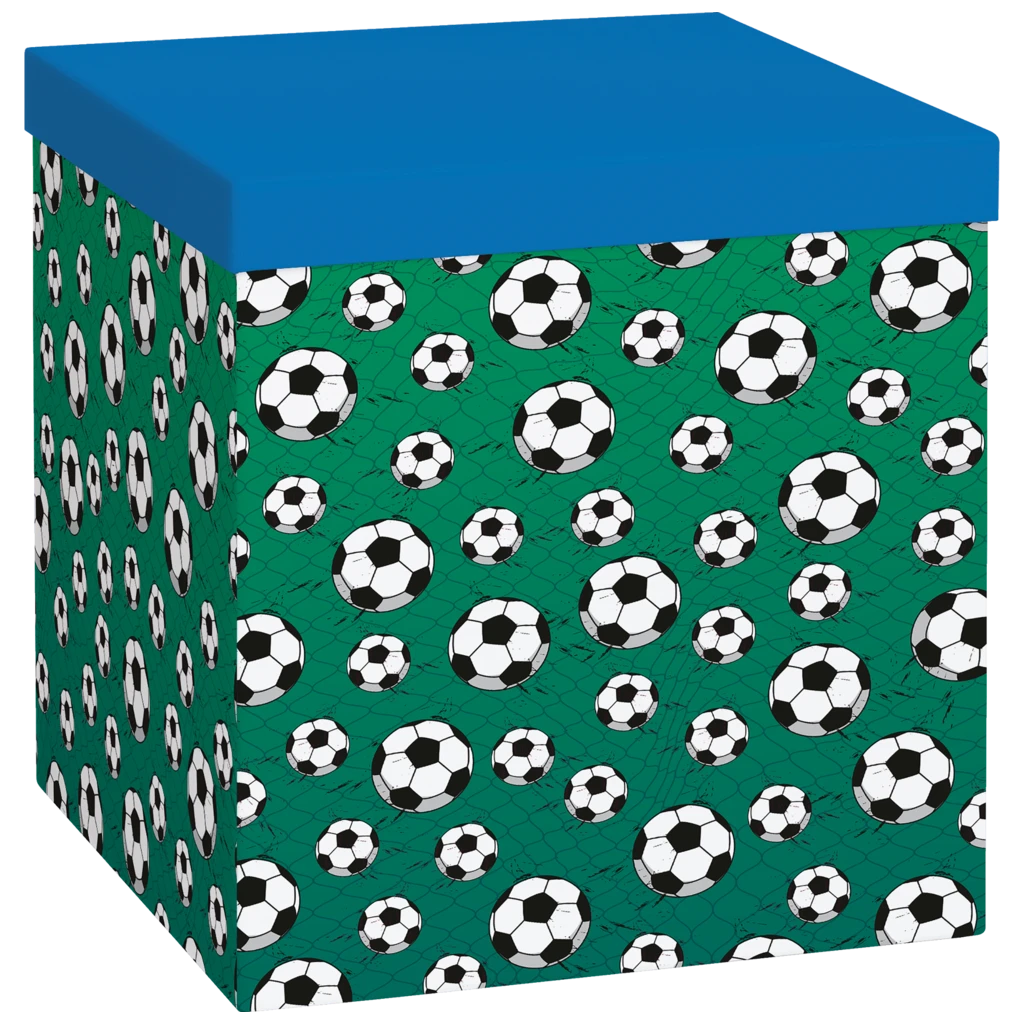 Geschenkbox „Jordan“ | 23×24×23 cm, 120 g/m², grün